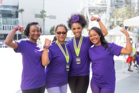 Jackie Brown with her daughters