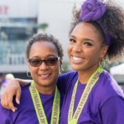 Jackie Brown and her daughter at the LA Walk To End Lupus Now