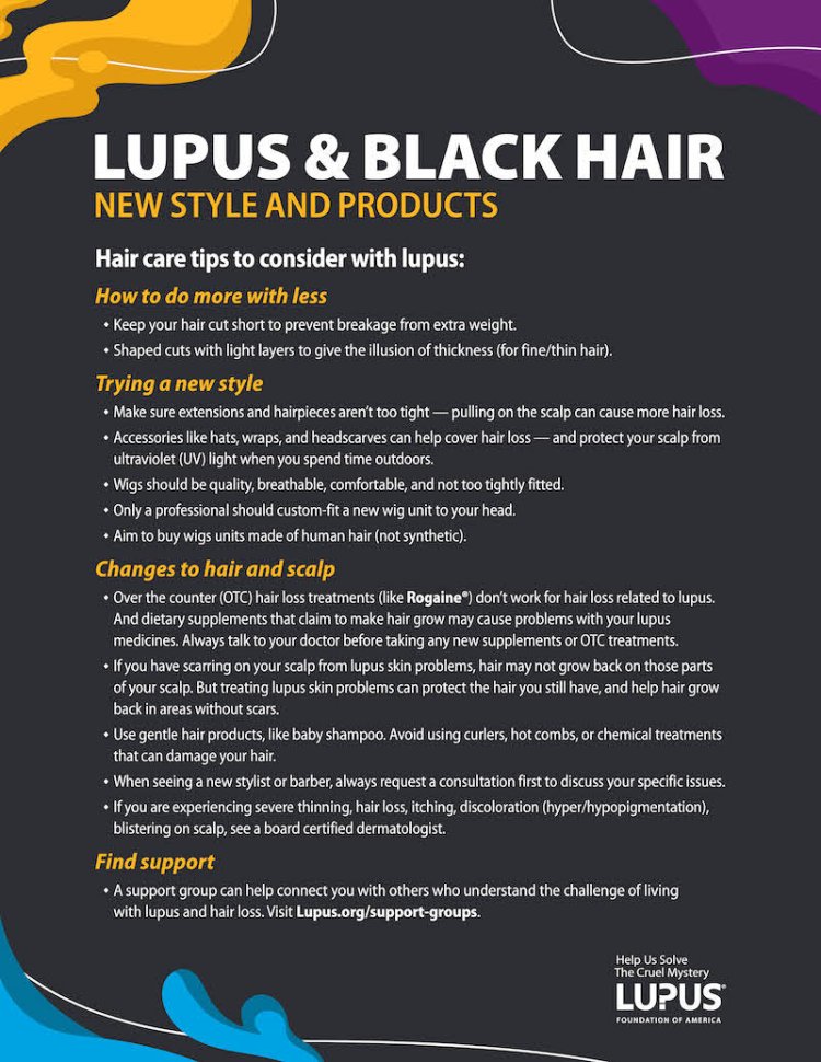 A list of hair care tips, styles, and products for use on black hair.