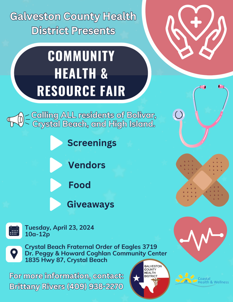 crystal beach health fair