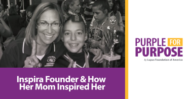 Inspira founder, Rachel (right), with her mom Barb (left)