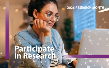 2026 Research Month: Participate in Research