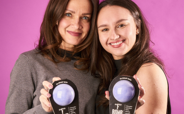 Lupus warrior Isabel and her mom