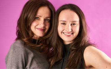 Lupus warrior Isabel and her mom