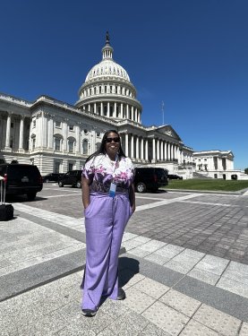 Image of Tracy on Capitol Hill